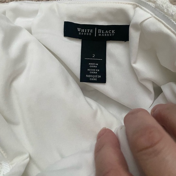 Beautiful crochet white skirt. - Picture 4 of 5